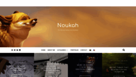 What Noukah.com website looked like in 2020 (3 years ago)