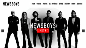 What Newsboys.com website looked like in 2020 (3 years ago)