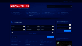 What Noveauto.sk website looked like in 2020 (3 years ago)