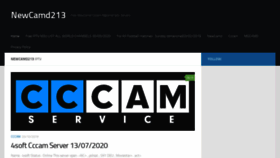 What Newcamd213.com website looked like in 2020 (3 years ago)