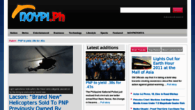 What Noypi.ph website looked like in 2011 (12 years ago)