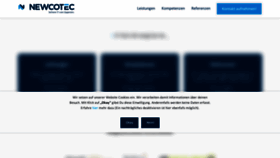 What Newcotec.com website looked like in 2020 (3 years ago)