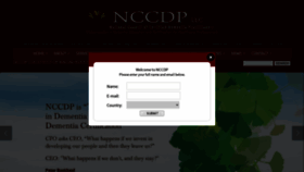 What Nccdp.org website looked like in 2020 (3 years ago)