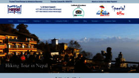 What Nepalgatewaytrekking.com website looked like in 2020 (3 years ago)