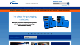 What Nordson.com website looked like in 2020 (3 years ago)