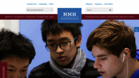 What Nmhschool.org website looked like in 2020 (3 years ago)