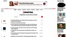 What Newstral.com website looked like in 2020 (3 years ago)