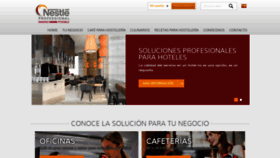 What Nestleprofessional.es website looked like in 2020 (3 years ago)