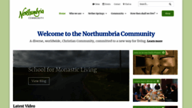 What Northumbriacommunity.org website looked like in 2020 (3 years ago)