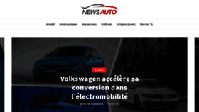 What News-auto.fr website looked like in 2020 (3 years ago)