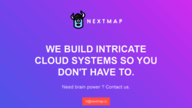 What Nextmap.io website looked like in 2020 (3 years ago)