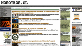 What Nosotros.cl website looked like in 2020 (3 years ago)