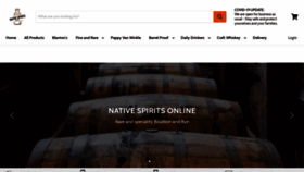 What Nativespiritsonline.com website looked like in 2020 (3 years ago)