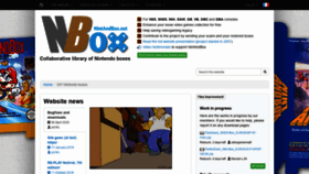What Nintandbox.net website looked like in 2020 (5 years ago)