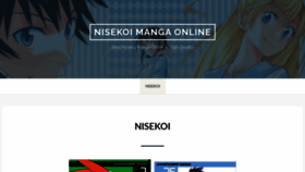 What Nisekoi-manga.com website looked like in 2020 (3 years ago)