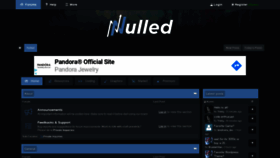 What Nulled.si website looked like in 2020 (3 years ago)