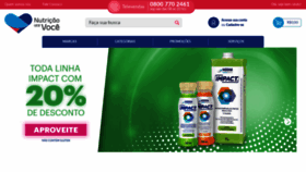 What Nutricaoatevoce.com.br website looked like in 2020 (3 years ago)