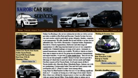 What Nairobicarservices.com website looked like in 2020 (3 years ago)