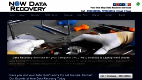 What Nowdatarecovery.com website looked like in 2020 (3 years ago)