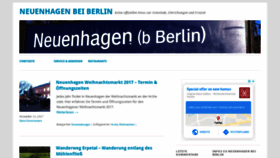 What Neuenhagen-info.de website looked like in 2020 (3 years ago)