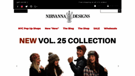What Nirvannadesigns.com website looked like in 2020 (3 years ago)