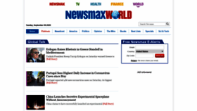 What Newsmaxworld.com website looked like in 2020 (3 years ago)