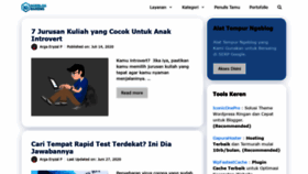 What Ngeblogbareng.com website looked like in 2020 (3 years ago)