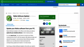 What Nokia-software-updater.en.softonic.com website looked like in 2020 (3 years ago)