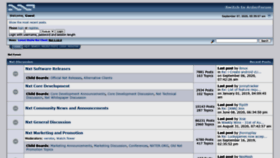 What Nxtforum.org website looked like in 2020 (5 years ago)