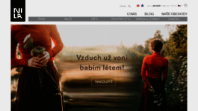 What Nila.cz website looked like in 2020 (3 years ago)