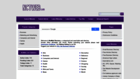 What Nctweb.com website looked like in 2020 (3 years ago)