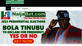 What Naijaodds.com website looked like in 2020 (3 years ago)