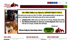 What Nhes.org website looked like in 2020 (3 years ago)