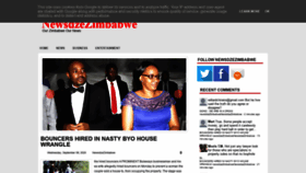 What Newsdzezimbabwe.co.uk website looked like in 2020 (3 years ago)