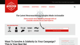 What Newneuromarketing.com website looked like in 2020 (3 years ago)