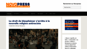 What Novopress.info website looked like in 2020 (5 years ago)