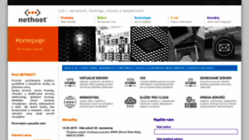 What Nethost.cz website looked like in 2020 (3 years ago)