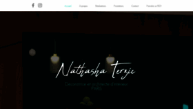 What Nathashaterzic.com website looked like in 2020 (3 years ago)