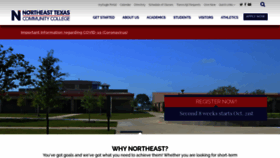 What Ntcc.edu website looked like in 2020 (5 years ago)