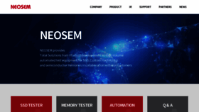 What Neosem.com website looked like in 2020 (3 years ago)