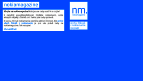 What Nokiamagazine.cz website looked like in 2020 (3 years ago)