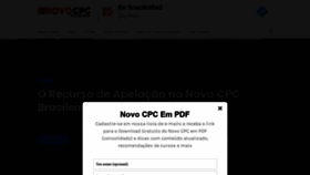 What Novocpcbrasileiro.com.br website looked like in 2020 (3 years ago)