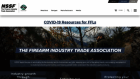 What Nssf.com website looked like in 2020 (3 years ago)