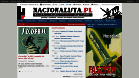 What Nacjonalista.pl website looked like in 2020 (3 years ago)