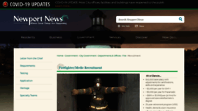What Nnfdcareers.nnva.gov website looked like in 2020 (3 years ago)