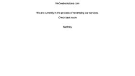 What Nacwebsolutions.com website looked like in 2020 (3 years ago)