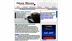 What Newsrover.com website looked like in 2020 (3 years ago)