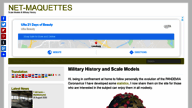 What Net-maquettes.com website looked like in 2020 (3 years ago)