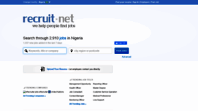 What Ng.recruit.net website looked like in 2020 (3 years ago)