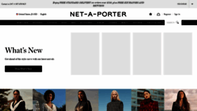 What Net-a-porter.co.uk website looked like in 2020 (3 years ago)